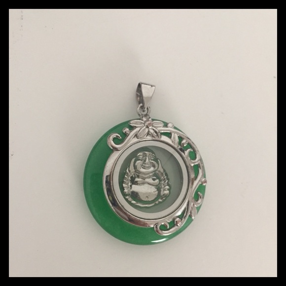 Jadelike With Moving Buddha Pendant - Picture 7 of 7